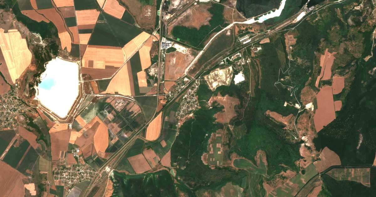 Mapa por satélite de Razdelna