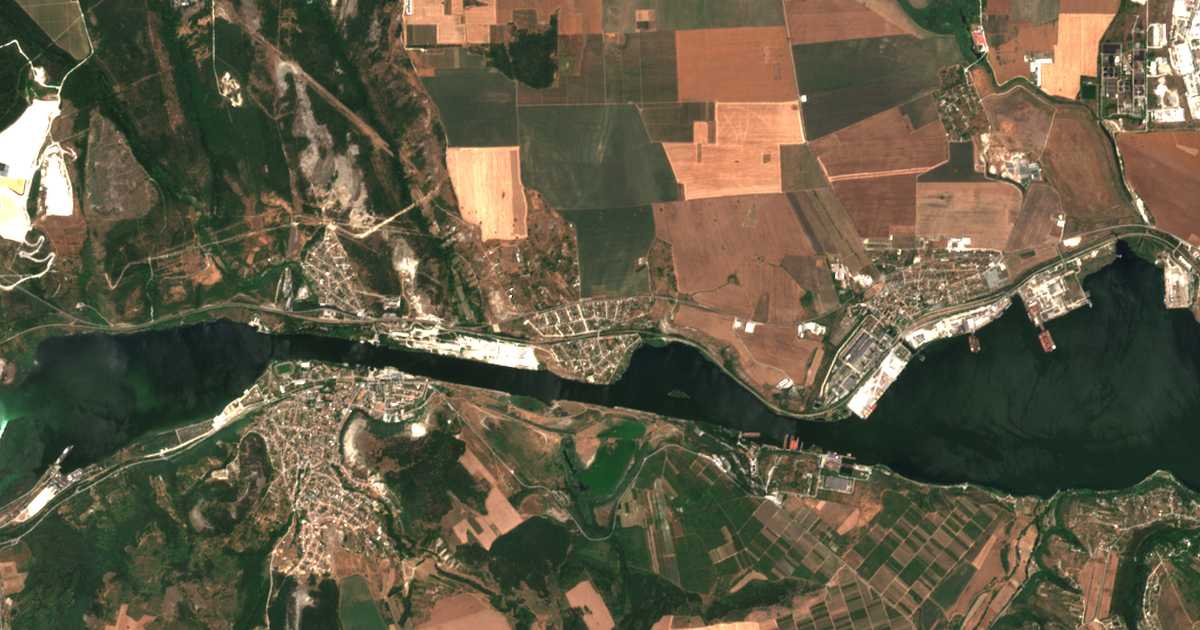 Mapa por satélite de Strašimirovo