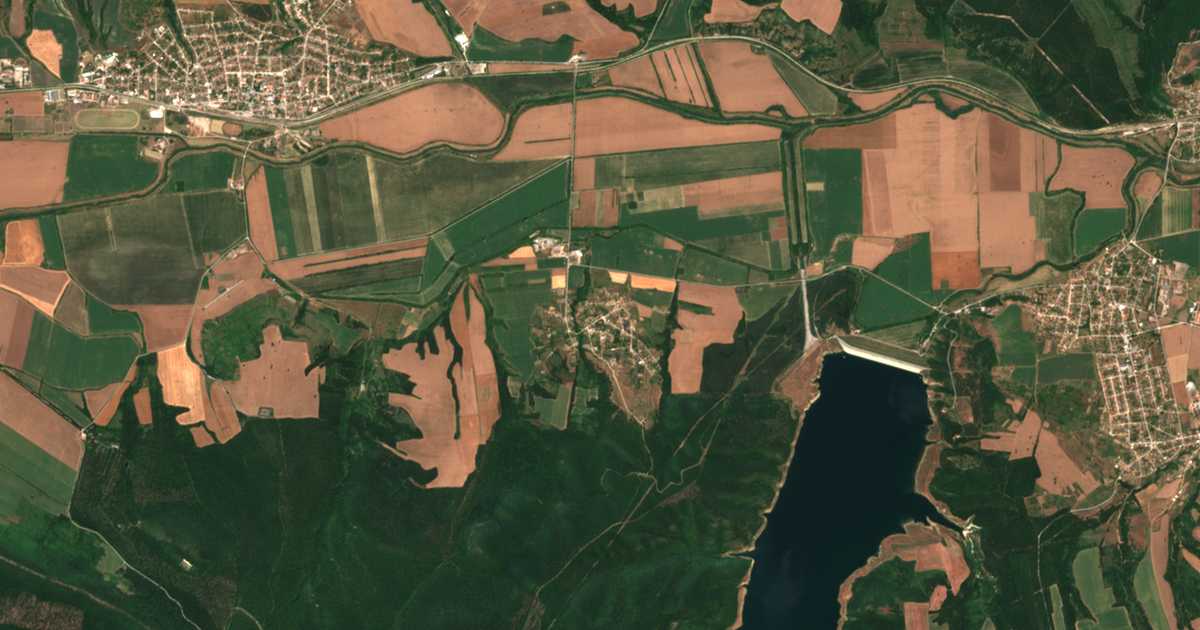 Mapa por satélite de Sava