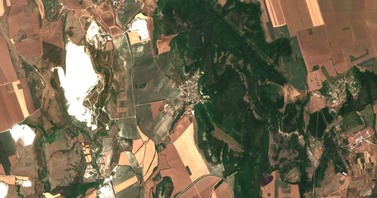 Mapa por satélite de Kipra