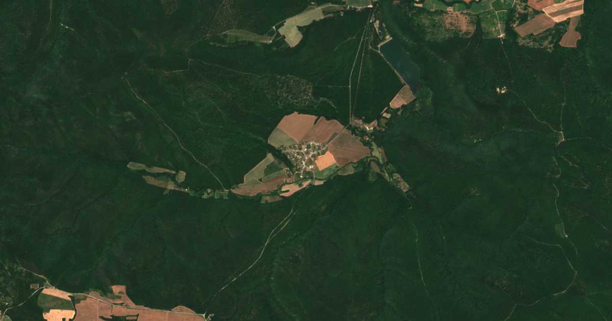 Mapa por satélite de Krivini