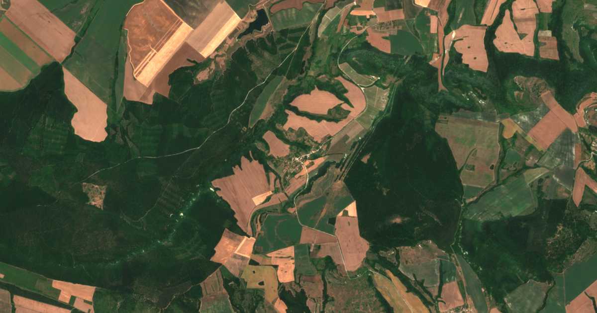 Mapa por satélite de Kiten