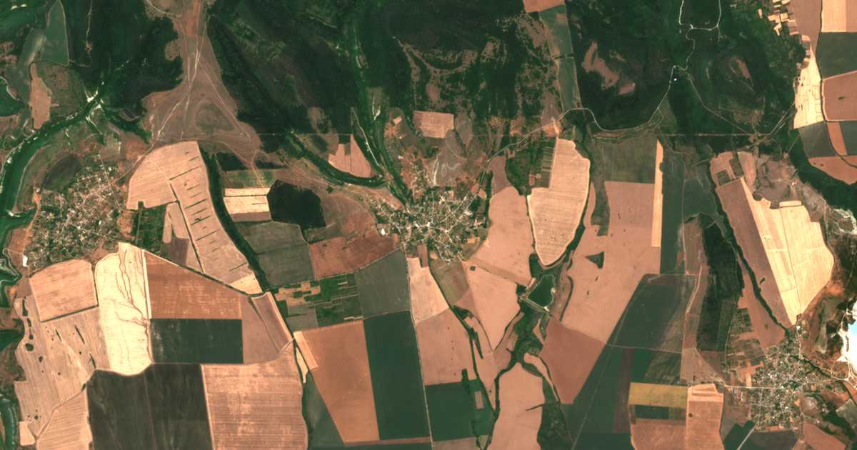 Mapa por satélite de Manastir