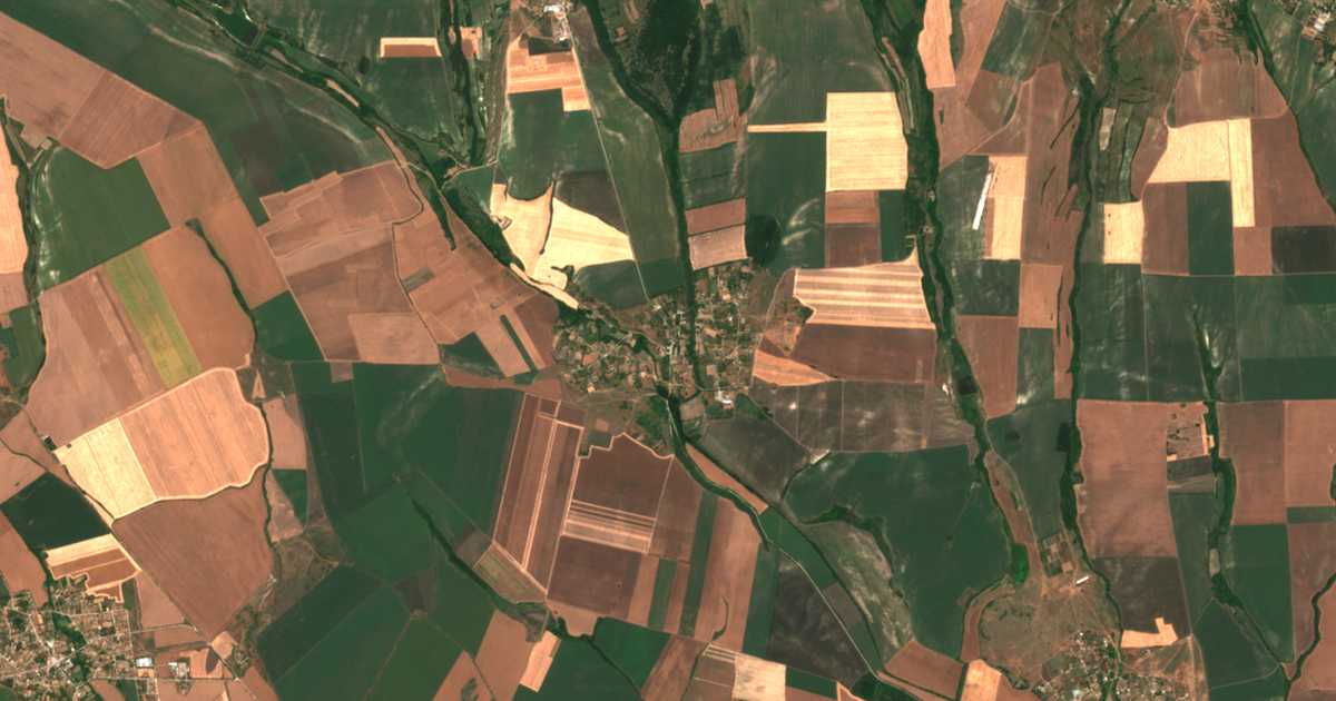 Mapa por satélite de Ovčaga