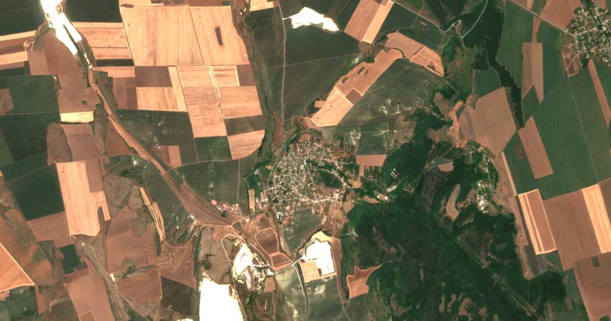 Mapa por satélite de Černevo