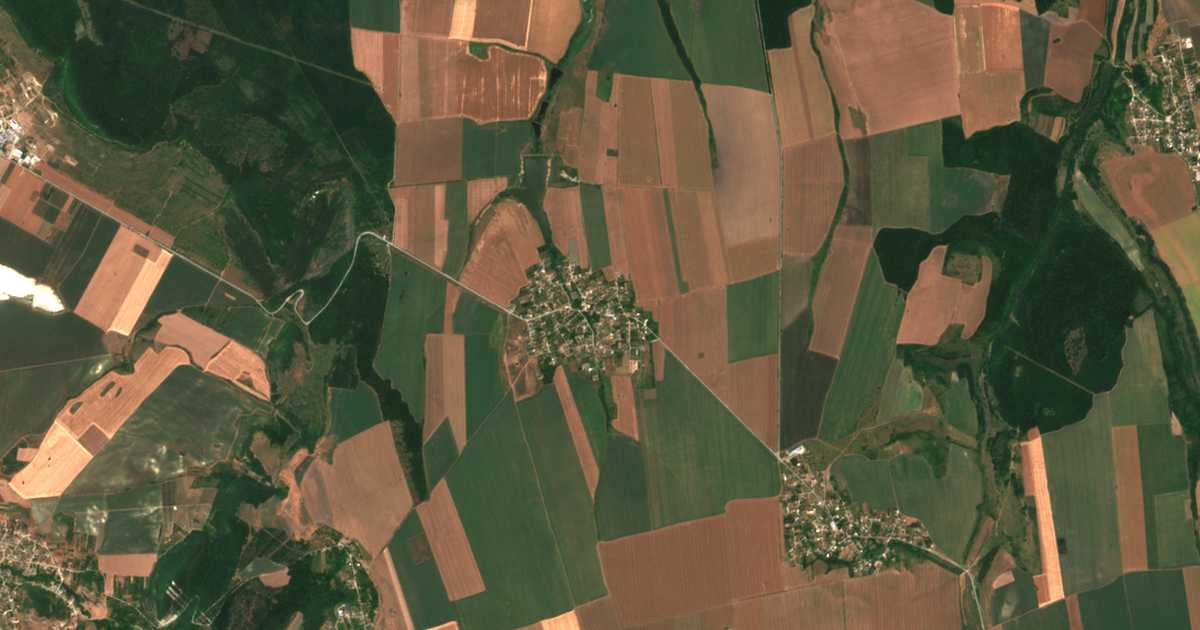 Mapa por satélite de Levski