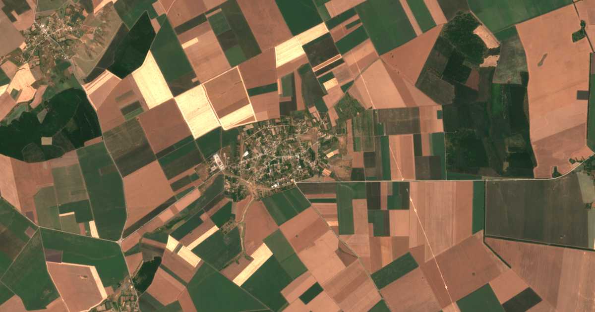Mapa por satélite de Červenci