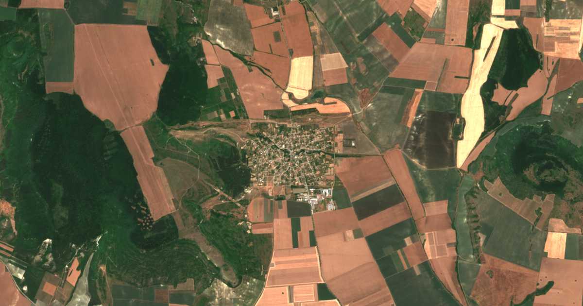 Mapa por satélite de Belogradec