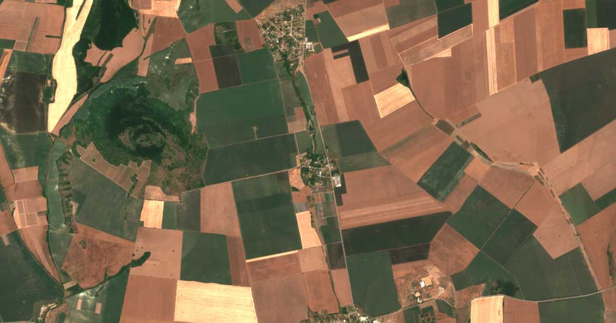 Mapa por satélite de Sredno Selo