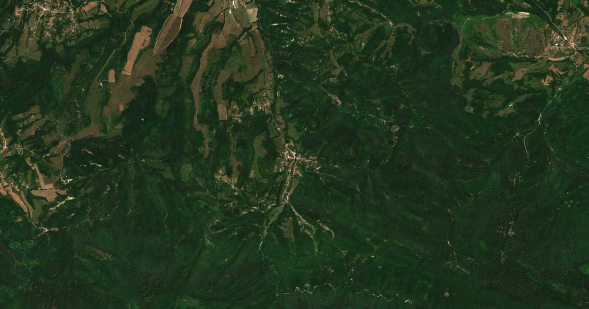 Mapa por satélite de Kostel