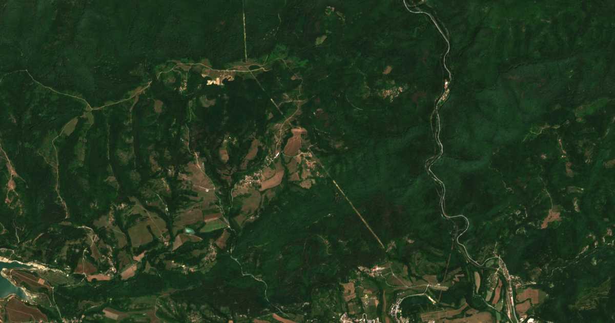 Mapa por satélite de Tǎrkašeni