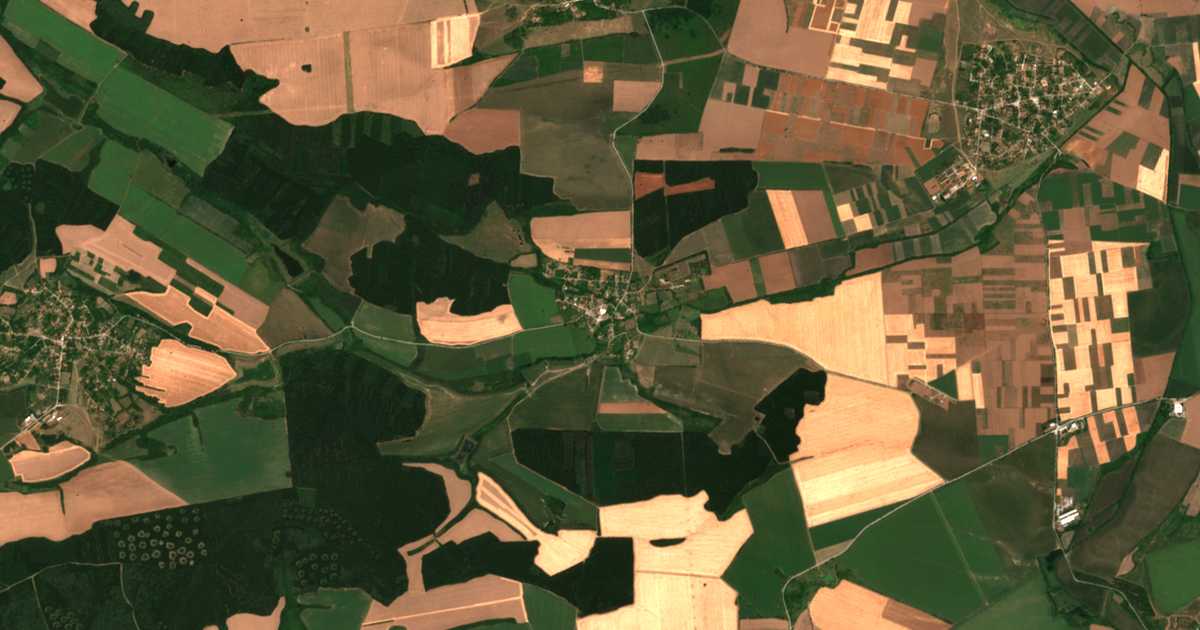 Mapa por satélite de Paisij