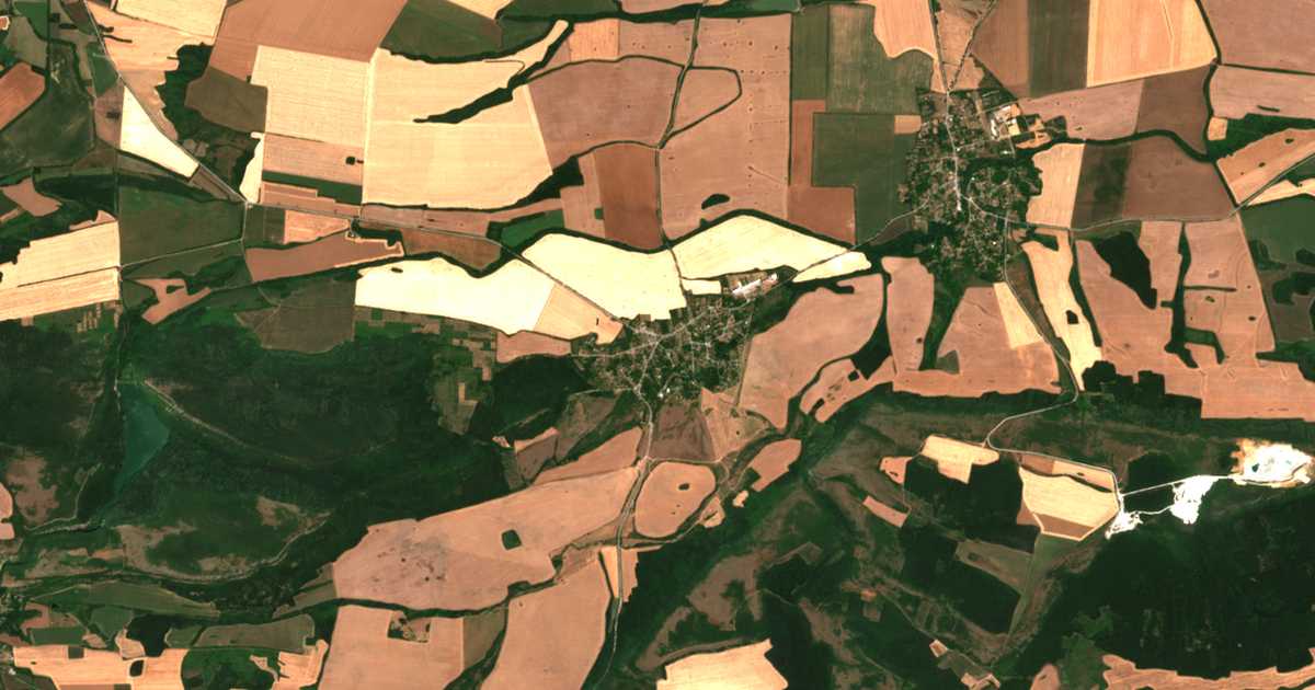 Mapa por satélite de Musina
