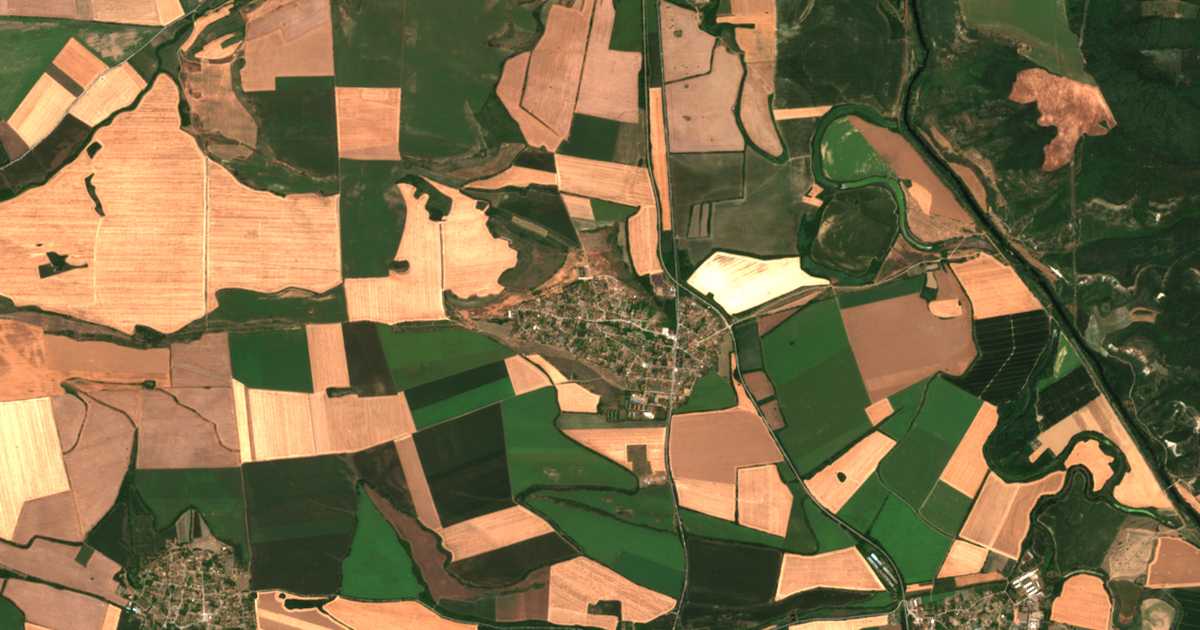 Mapa por satélite de Kucina