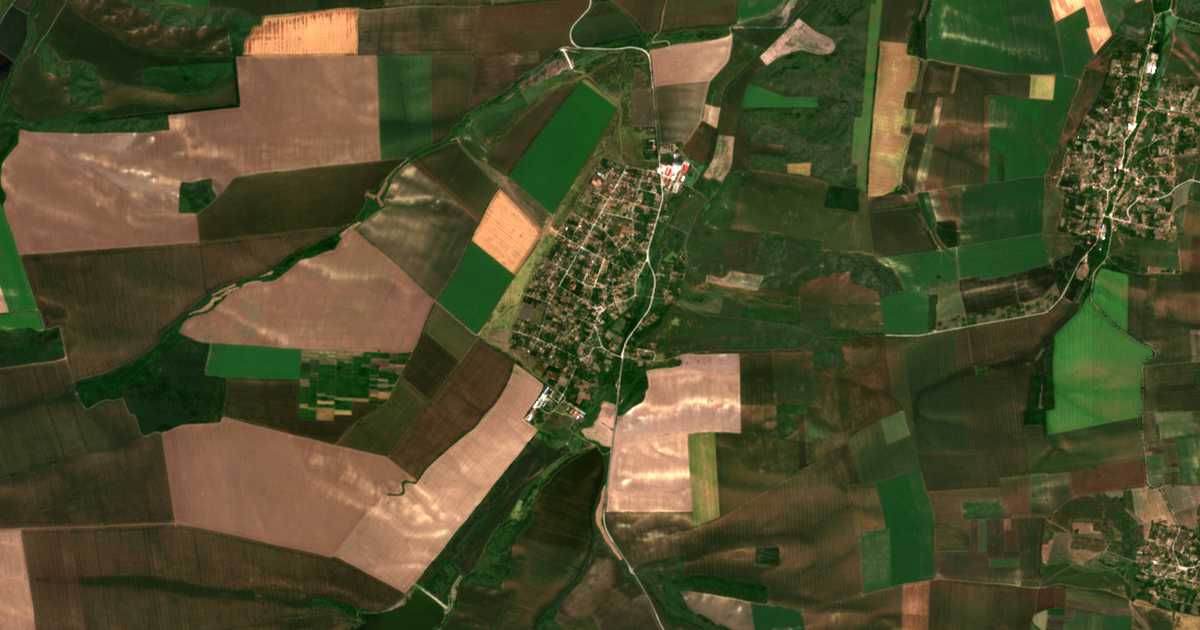 Mapa por satélite de Pavel