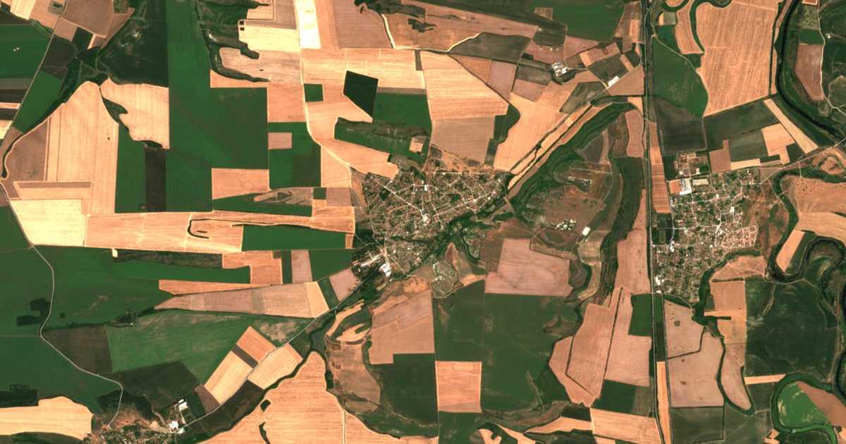 Mapa por satélite de Polski Senovets