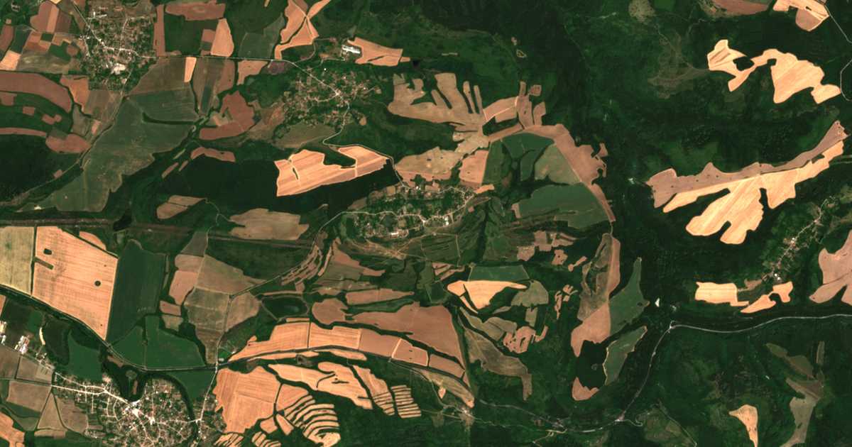 Mapa por satélite de Balkanci