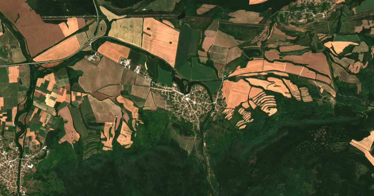 Mapa por satélite de Kesarevo