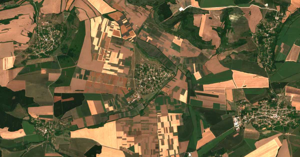 Mapa por satélite de Lozen