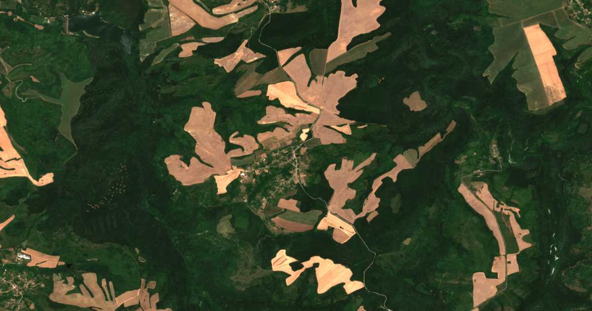 Mapa por satélite de Novo Gradište