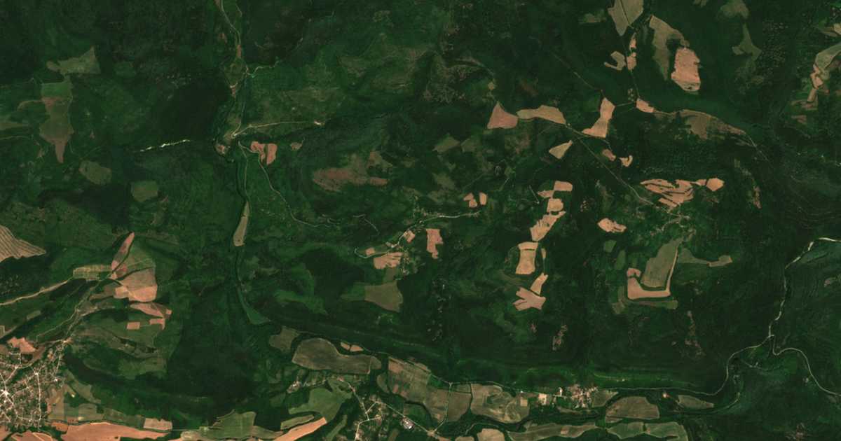 Mapa por satélite de Temenuga