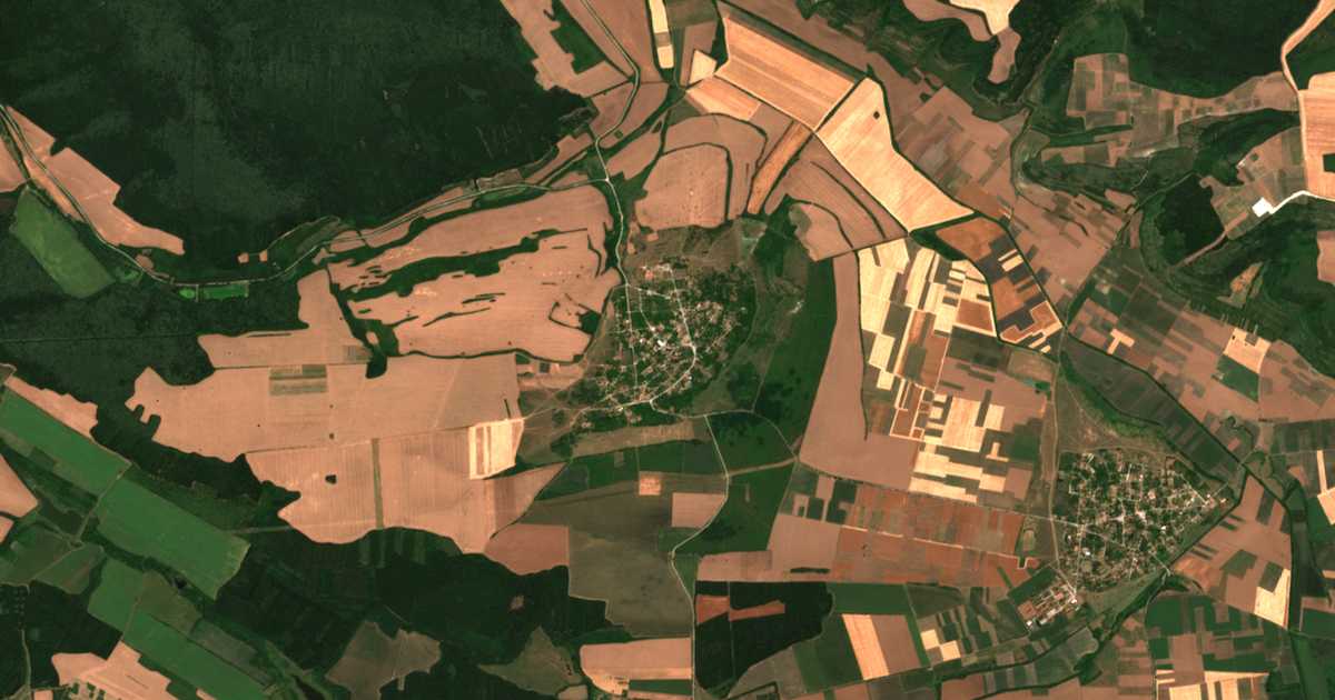 Mapa por satélite de Vinograd