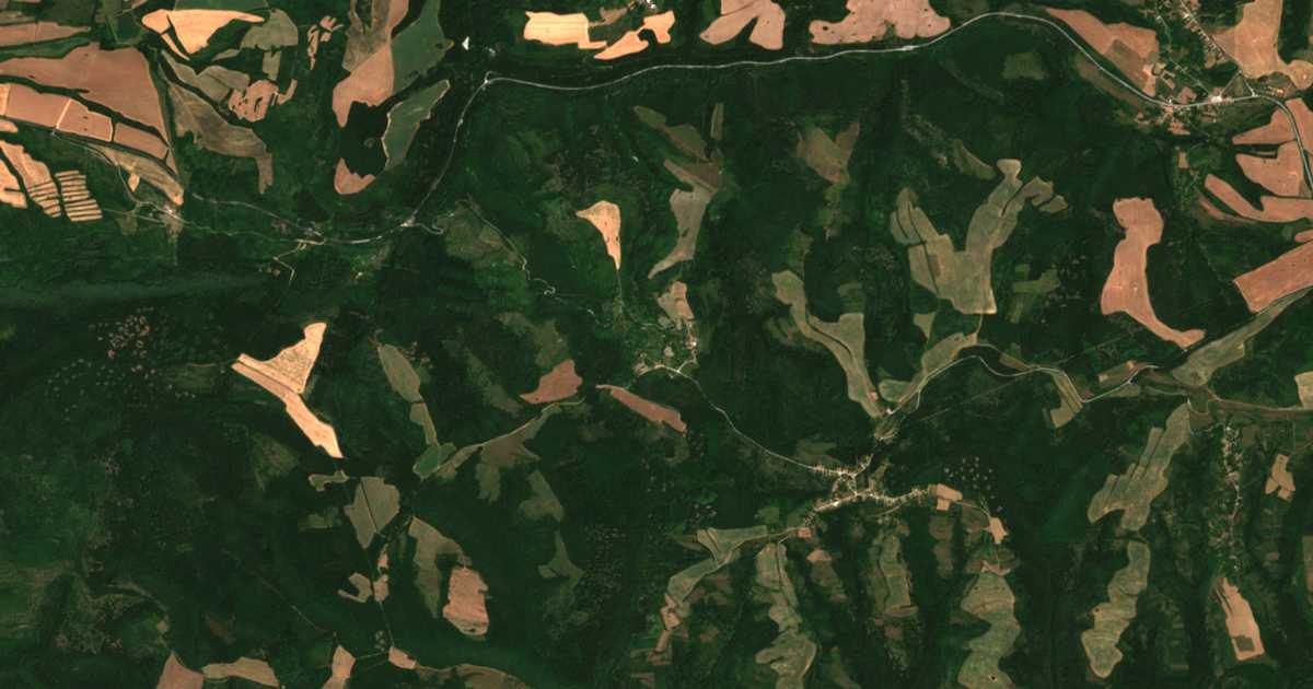 Mapa por satélite de Železarci