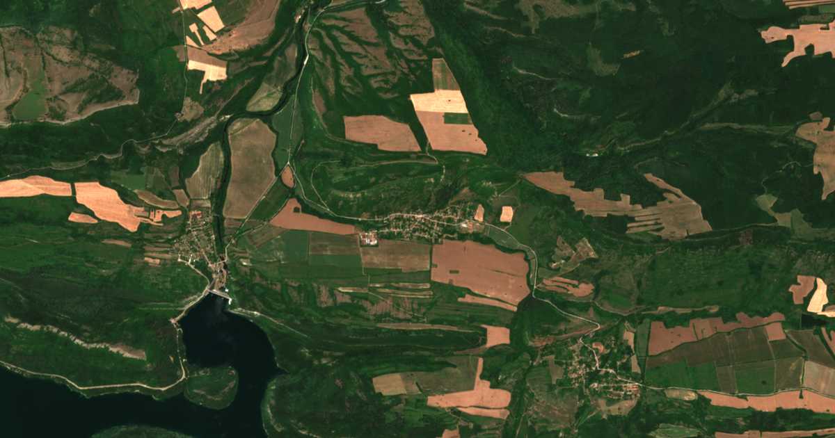Mapa por satélite de Bjala Reka