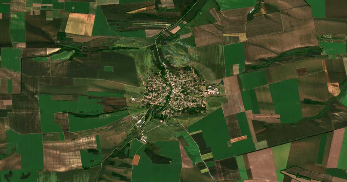 Mapa por satélite de Kozlovets