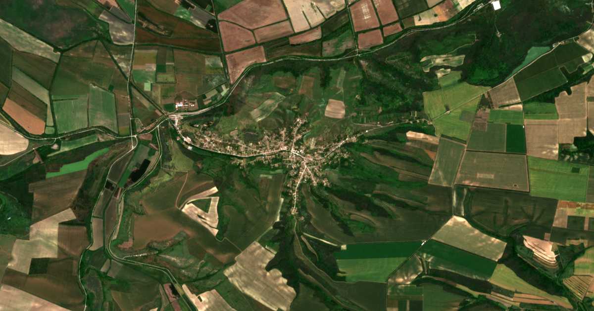 Mapa por satélite de Oreš