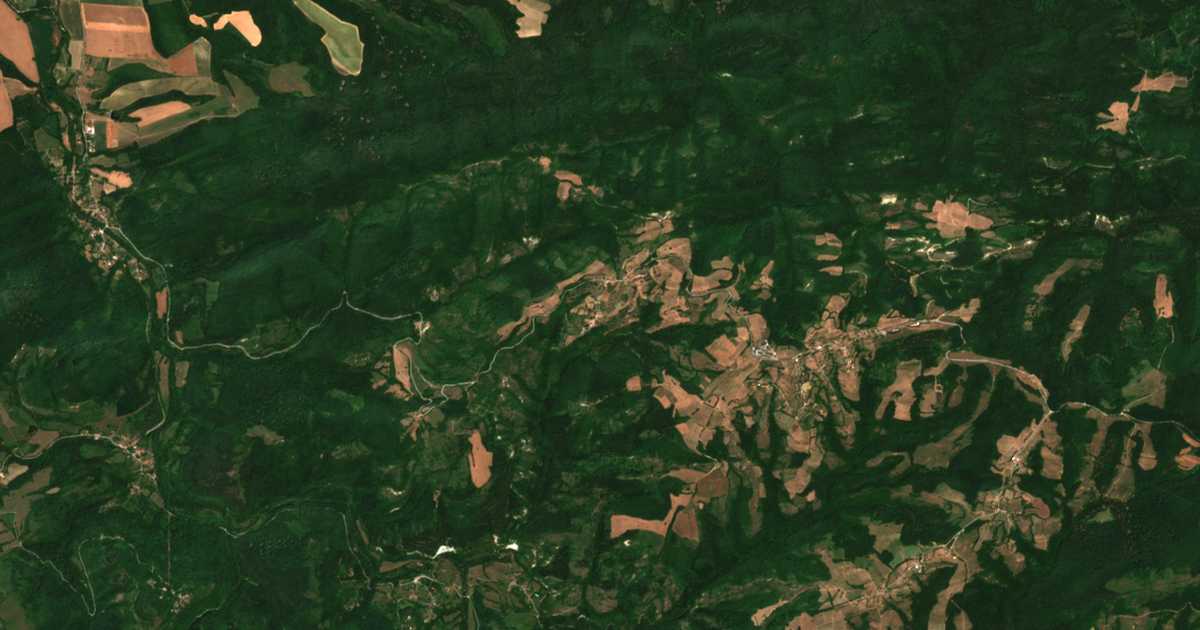 Mapa por satélite de Dolno Šivačevo