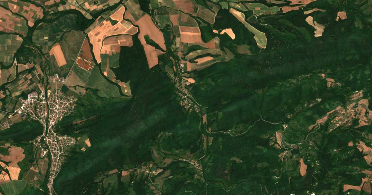Mapa por satélite de Rosno