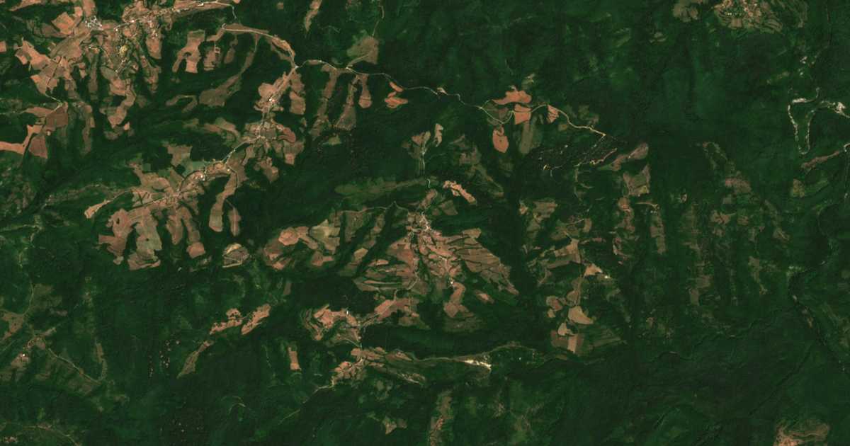Mapa por satélite de Sredno Selo