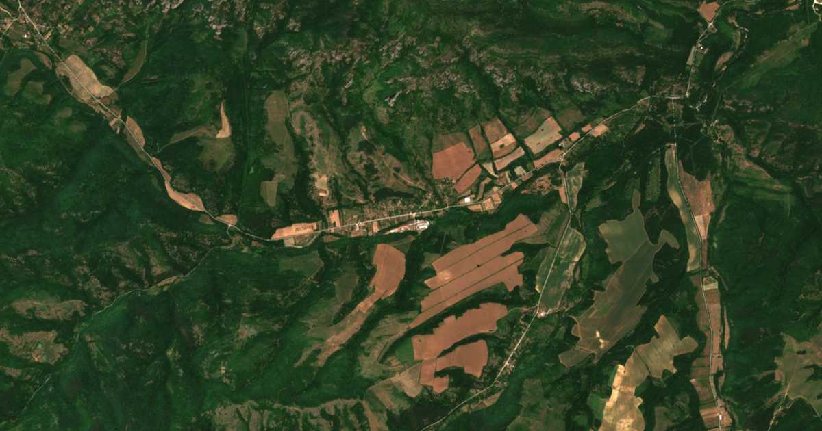 Mapa por satélite de Borovitsa
