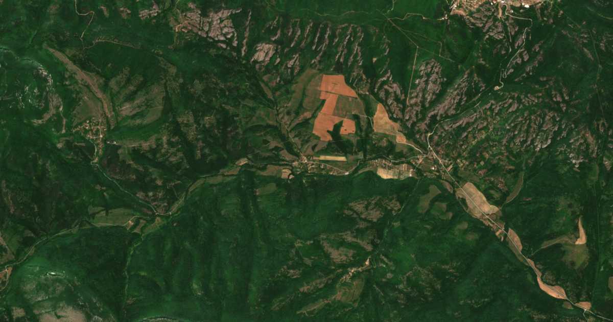 Mapa por satélite de Čiflik