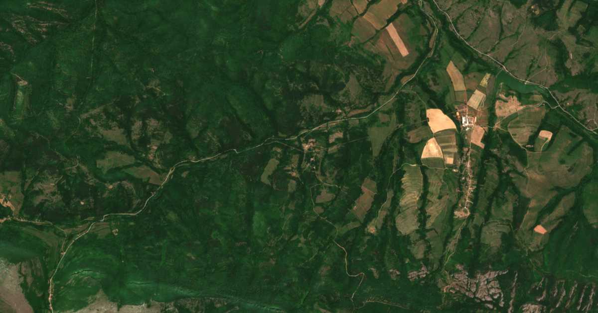 Mapa por satélite de Graničak