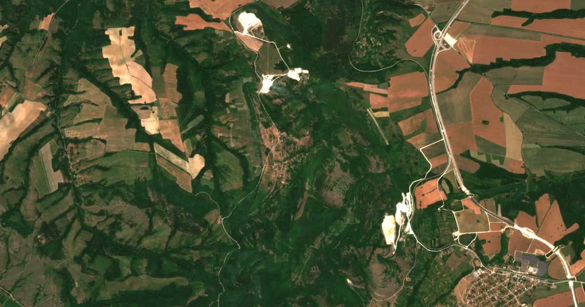 Mapa por satélite de Granitovo