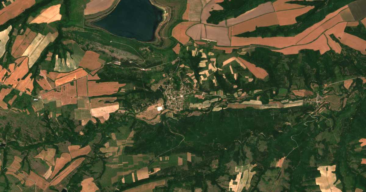 Mapa por satélite de Rabiša