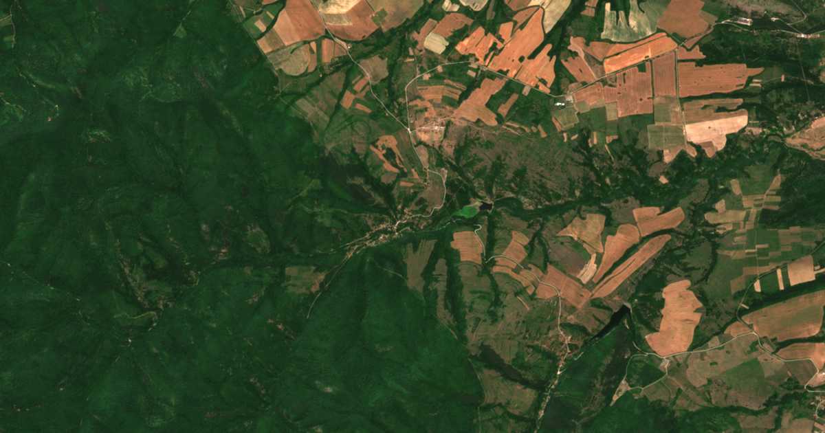 Mapa por satélite de Rajanovci