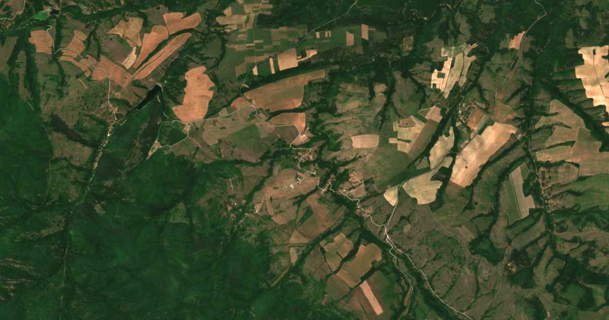 Mapa por satélite de Veštica