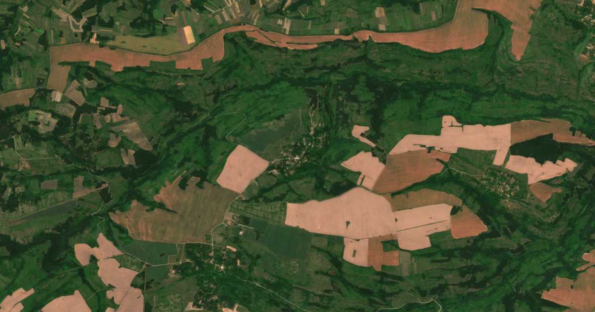 Mapa por satélite de Borilovec