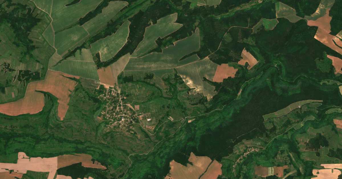 Mapa por satélite de Kanic