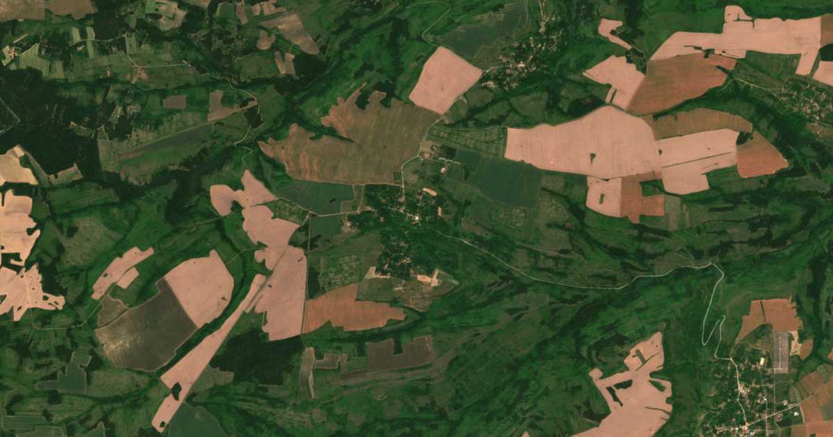 Mapa por satélite de Šišenci