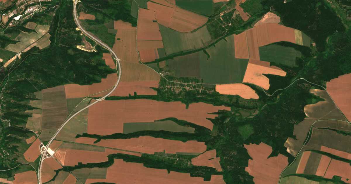 Mapa por satélite de Kostičovci