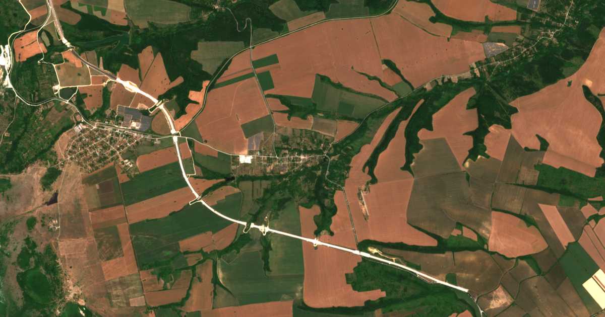 Mapa por satélite de Medovnica
