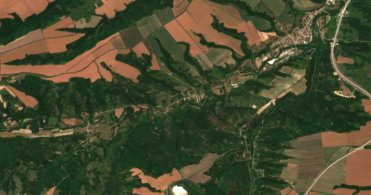 Mapa por satélite de Ostrokapci