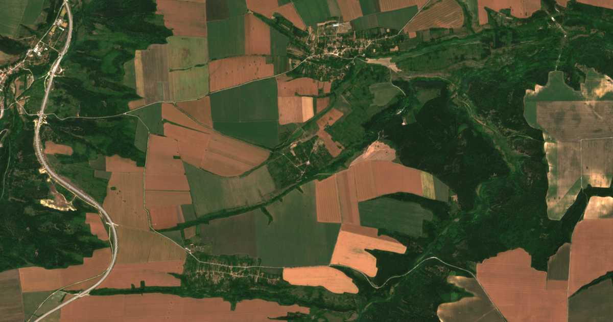 Mapa por satélite de Šipot