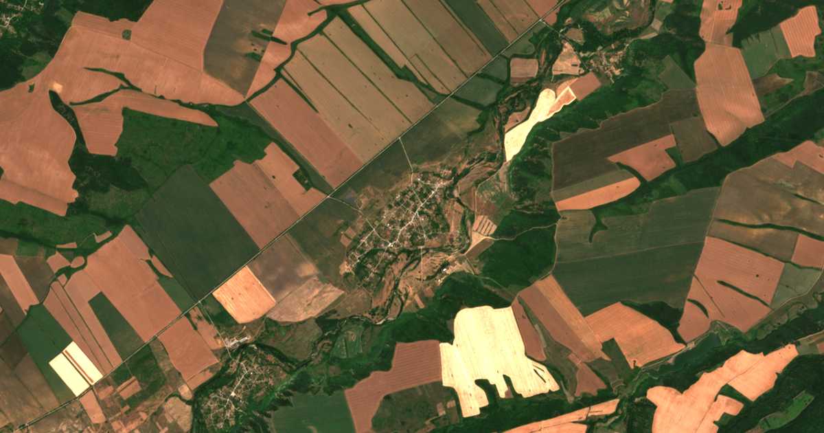 Mapa por satélite de Belo Pole