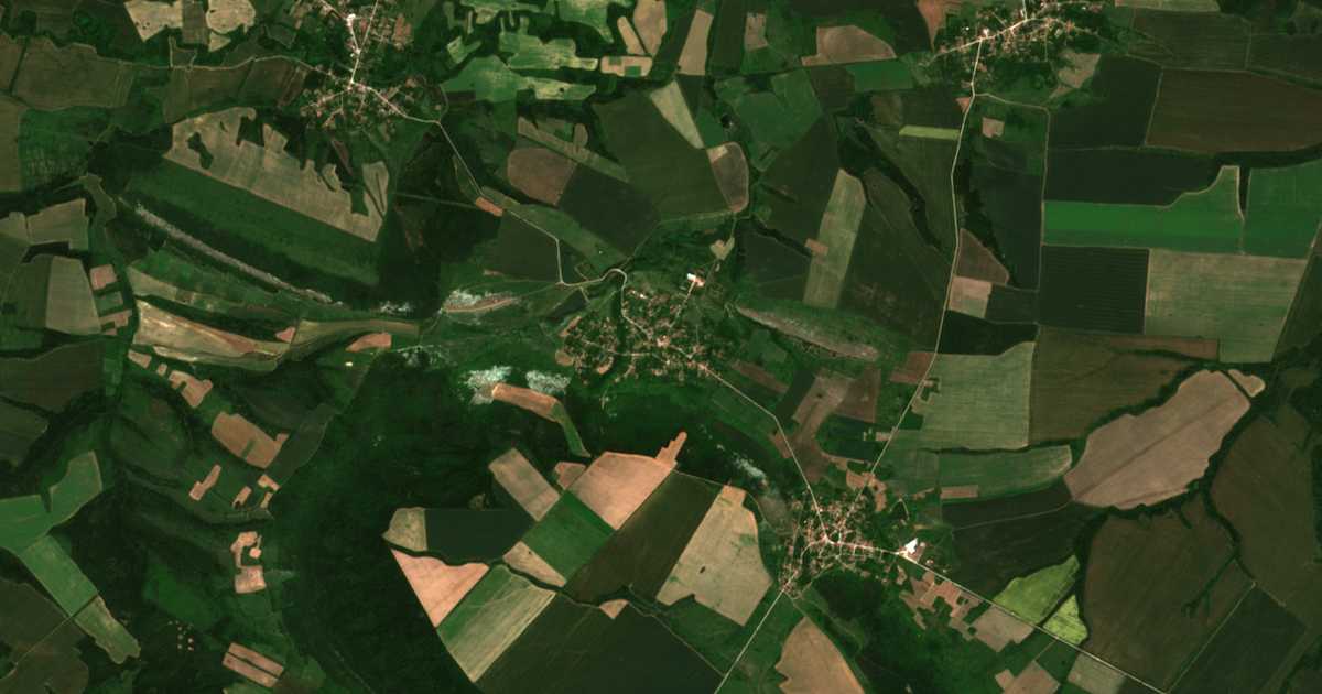 Mapa por satélite de Búkovets