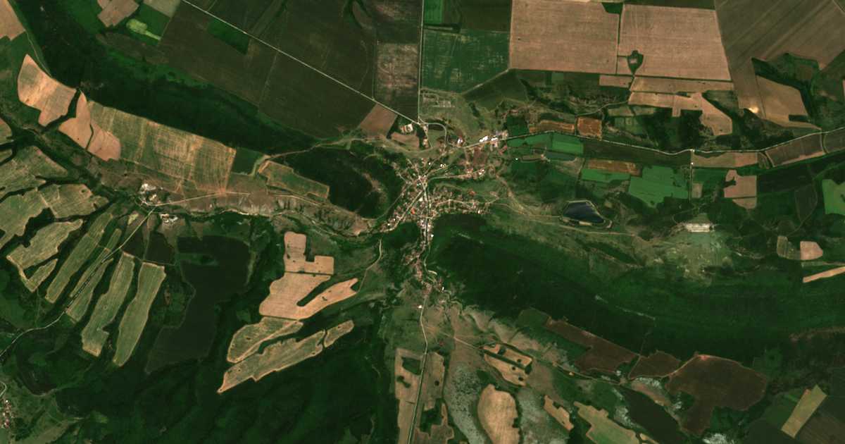 Mapa por satélite de Gábare